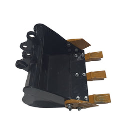 Cfgindustrial 16" Bucket With Teeth For Mini Excavators | AGT-12EX-WD16