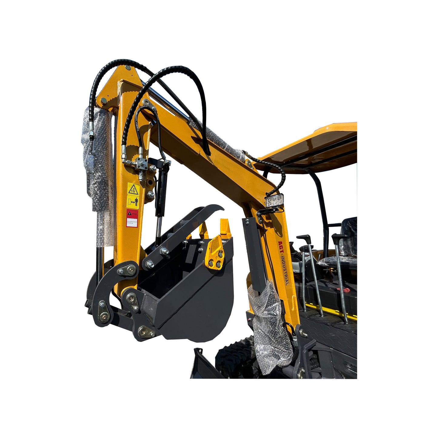 Cfgindustrial 2 Ton Mini Hydraulic Excavator with Cab, Rato 825 Gasoline Engine | MX50R