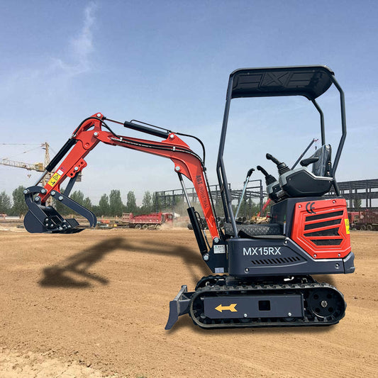 Cfgindustrial 1 Ton Mini Excavator with Rato 13.5 HP R420D Gas Engine | MX15RX