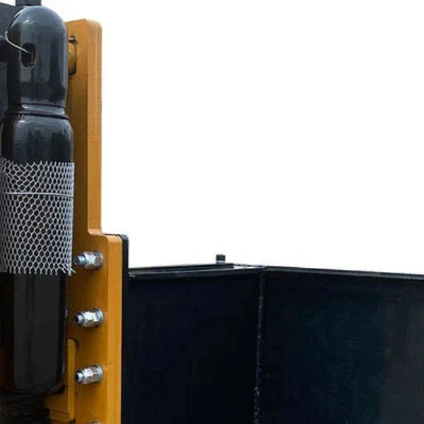 Cfgindustrial 680ft-lbs & 500-900 BPM Hydraulic Post Driver for Skid Steers | AGT-PD680-PZ