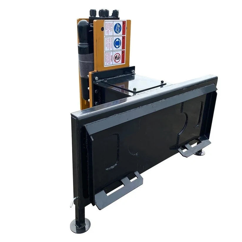 Cfgindustrial 750ft-lbs & 500-900 BPM Hydraulic Post Driver for Skid Steers | AGT-PD750-PZ