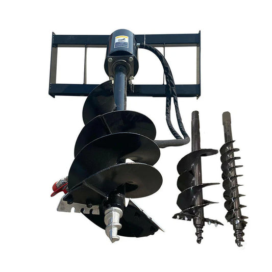 Cfgindustrial SKID STEER HYDRAULIC AUGER WITH 3 BITS FOR SALE 12-16 GPM | AGT-SSECAG-Y