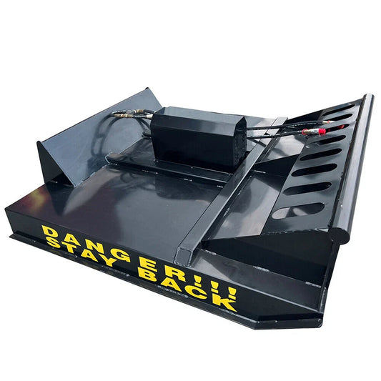 Cfgindustrial 72" Skid Steer Brush Cutter Mower Attachment-Land Clearing Attachment | RC72