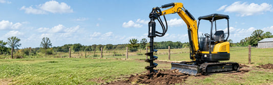 Mini Excavator for Fence Installation: How to Dig Post Holes Faster and Easier
