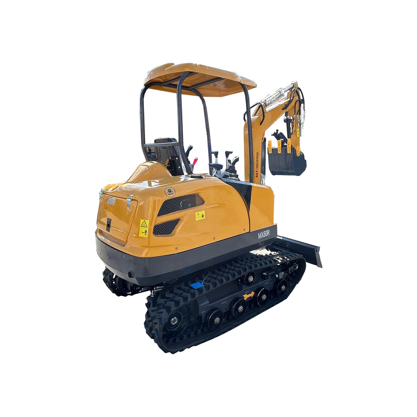 Cfgindustrial 2 Ton Mini Hydraulic Excavator with Cab, Rato 825 Gasoline Engine | MX50R