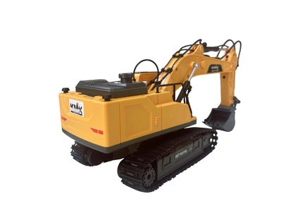 Alloy Remote Control Excavator Model with Interchangeable Attachments | WJMX-4D-E1