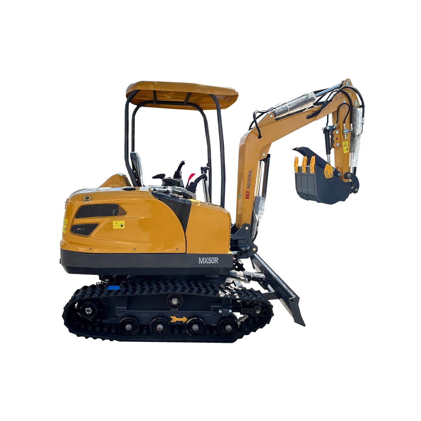 Cfgindustrial 2 Ton Mini Hydraulic Excavator with Cab, Rato 825 Gasoline Engine | MX50R
