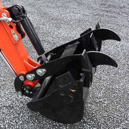 Cfgindustrial 2.5 Ton Mini Excavator with Rato 825 21kW Engine & Hydraulic Thumb | QNT50R