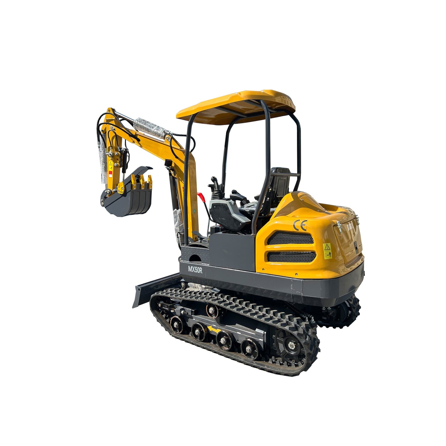 Cfgindustrial 2 Ton Mini Hydraulic Excavator with Cab, Rato 825 Gasoline Engine | MX50R