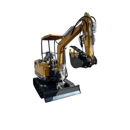 Cfgindustrial 2 Ton Mini Hydraulic Excavator with Cab, Rato 825 Gasoline Engine | MX50R