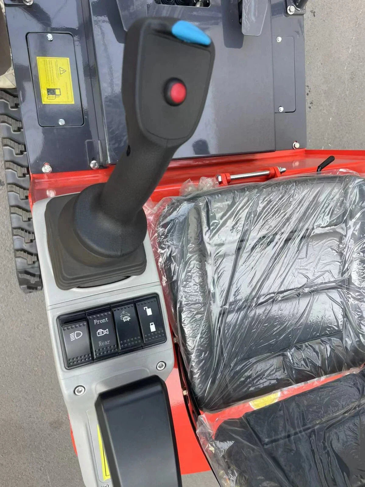 Cfgindustrial 1 Ton Upgraded Mini Excavator with Pilot Control, Swing Boom & Hydraulic Thumb | DM12X-PLUS