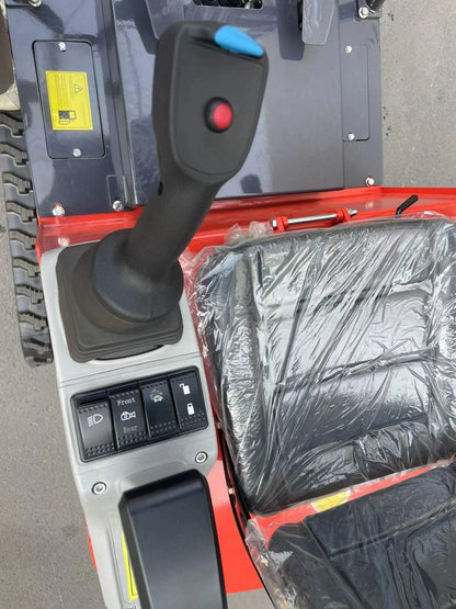 Cfgindustrial 1 Ton Upgraded Mini Excavator with Pilot Control, Swing Boom & Hydraulic Thumb | DM12X-PLUS