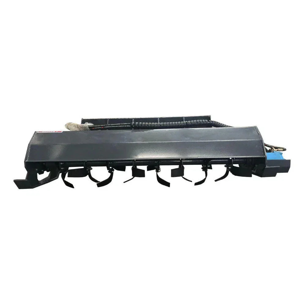 Cfgindustrial 72" SKID STEER HYDRAULICTILLER -32PCS BLADES | ECSSTR072