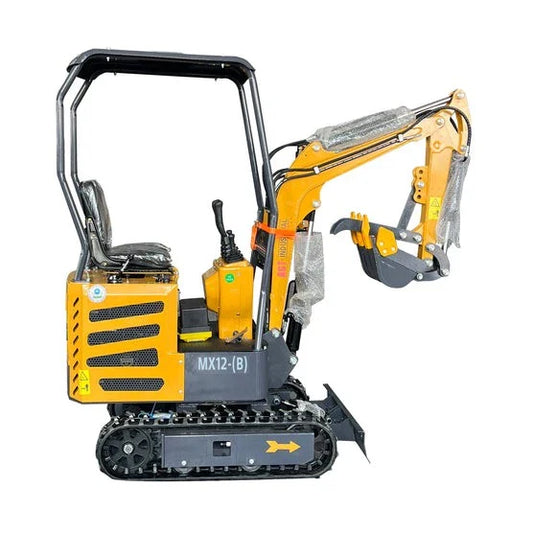 Cfgindustrial 1 Ton Mini Excavator with B&S XR2100 Engine, Pilot Control & LED Light | MX12-B