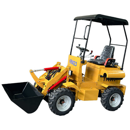 Cfgindustrial 24 HP Rato Mini Skid Steer Loader with Compact Tracks & Wheeled | KRW23