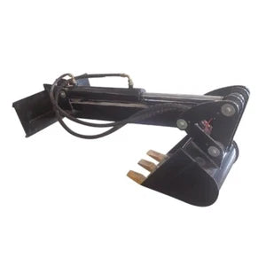 Cfgindustrial 12" Digger Bucket Single Arm Digger Attachment for Mini Skid Steer | M-DRG