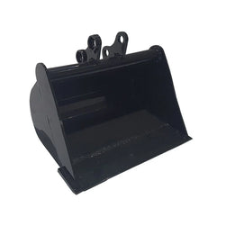 Cfgindustrial 600mm Toothless Rock Bucket for Mini Excavators | AGT-12EX-WD24B