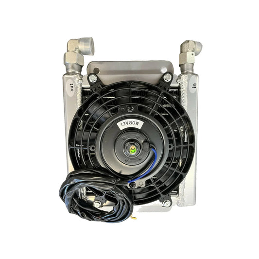 Cfgindustrial Radiator Plus Hydraulic Fan for 1-1.8 Ton Mini Excavators | H12-QH12SRQ