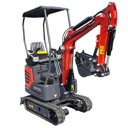 Cfgindustrial 1 Ton Mini Excavator with Rato 13.5 HP R420D Gas Engine | MX15RX
