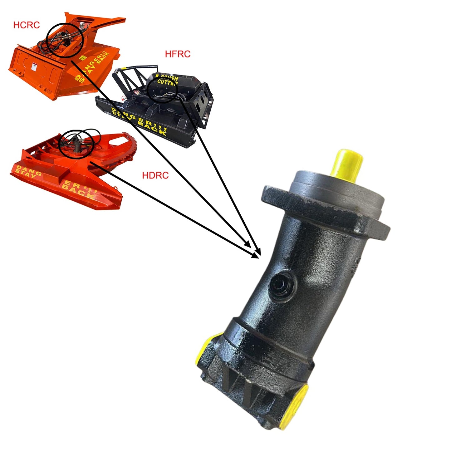 Cfgindustrial 25kg, 1pcs Motor for Heavy Duty Brush Cutter (HFRC/HDRC/HCRD) | AGT-A2F55W2Z2