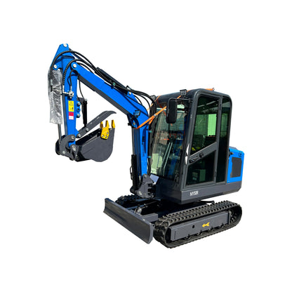 Cfgindustrial 2 Ton Hydraulic Crawler Excavator with Cab, 28 HP Rato 825 Gasoline Engine | MY50R