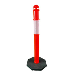 Cfgindustrial 50 Pcs 42in Flexible Traffic Delineator Post for Roads Warning Accessories | AGT-TBB
