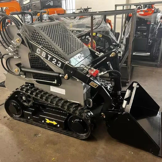 Cfgindustrial 23 HP Mini Skid Steer Ride-on Compact Tracked Loader with B&S Engine  | CBT23