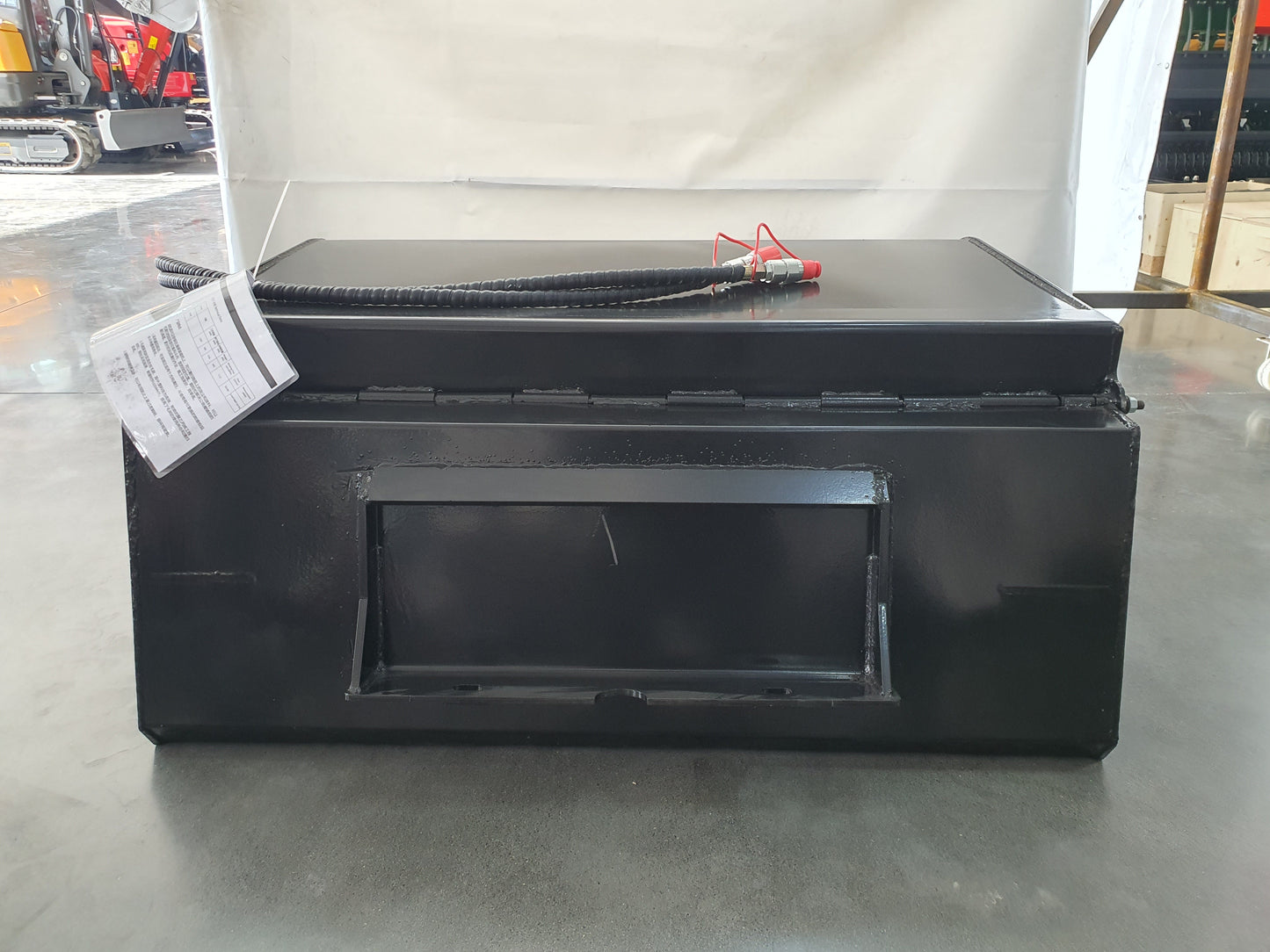 Cfgindustrial Broom Sweeper Attachment for Mini Skid Steers | M-BM