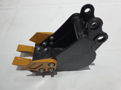 Cfgindustrial 10" Bucket with teeth Digger Attachment for Excavators  | 12EX-WD10