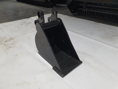 Cfgindustrial New 8 in Toothless Bucket withoutTeeth 200MM for 1-2 ton Mini Excavator | 12EX-WD08B