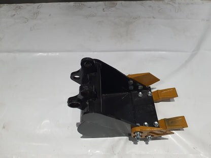 Cfgindustrial 12in Tooth Bucket with Teeth For H12/QH12 Mini Excavator Digger Attachment | AGT-12EX-WD12