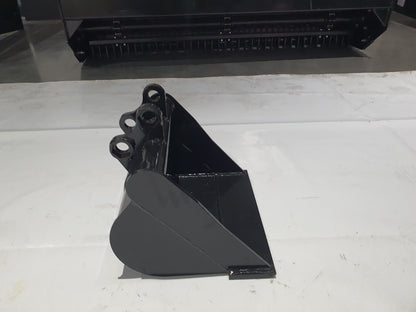 Cfgindustrial 15in Mini Excavator Toothless Bucket without Teeth Buckets | AGT-12EX-WD15B