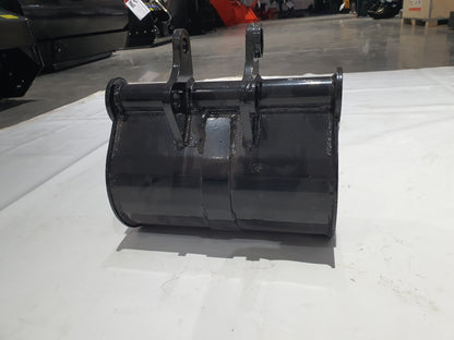 Cfgindustrial 15in Mini Excavator Toothless Bucket without Teeth Buckets | AGT-12EX-WD15B