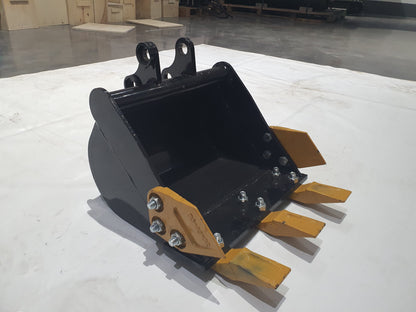 Cfgindustrial 16" Bucket With Teeth For Mini Excavators | AGT-12EX-WD16
