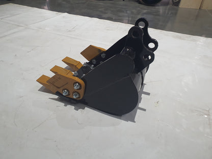 Cfgindustrial 16" Bucket With Teeth For Mini Excavators | AGT-12EX-WD16