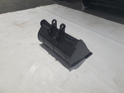 Cfgindustrial 40in Toothless Bucket Attachment without Tooth for 1 Ton & 2 Ton Mini Excavator | AGT-12EX-WD40B