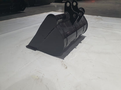 Cfgindustrial 600mm Toothless Rock Bucket for Mini Excavators | AGT-12EX-WD24B