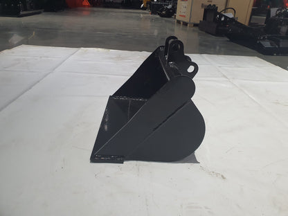 Cfgindustrial 600mm Toothless Rock Bucket for Mini Excavators | AGT-12EX-WD24B