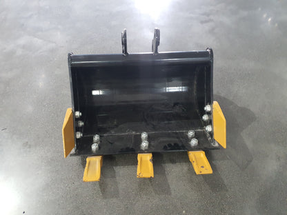 Cfgindustrial 20" Digging Bucket with Teeth for 1-2 Ton Mini Excavator | AGT-12EX-WD20