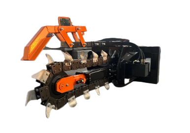 Cfgindustrial 48" Skid Steer Trencher Attachment | ECSSCT72
