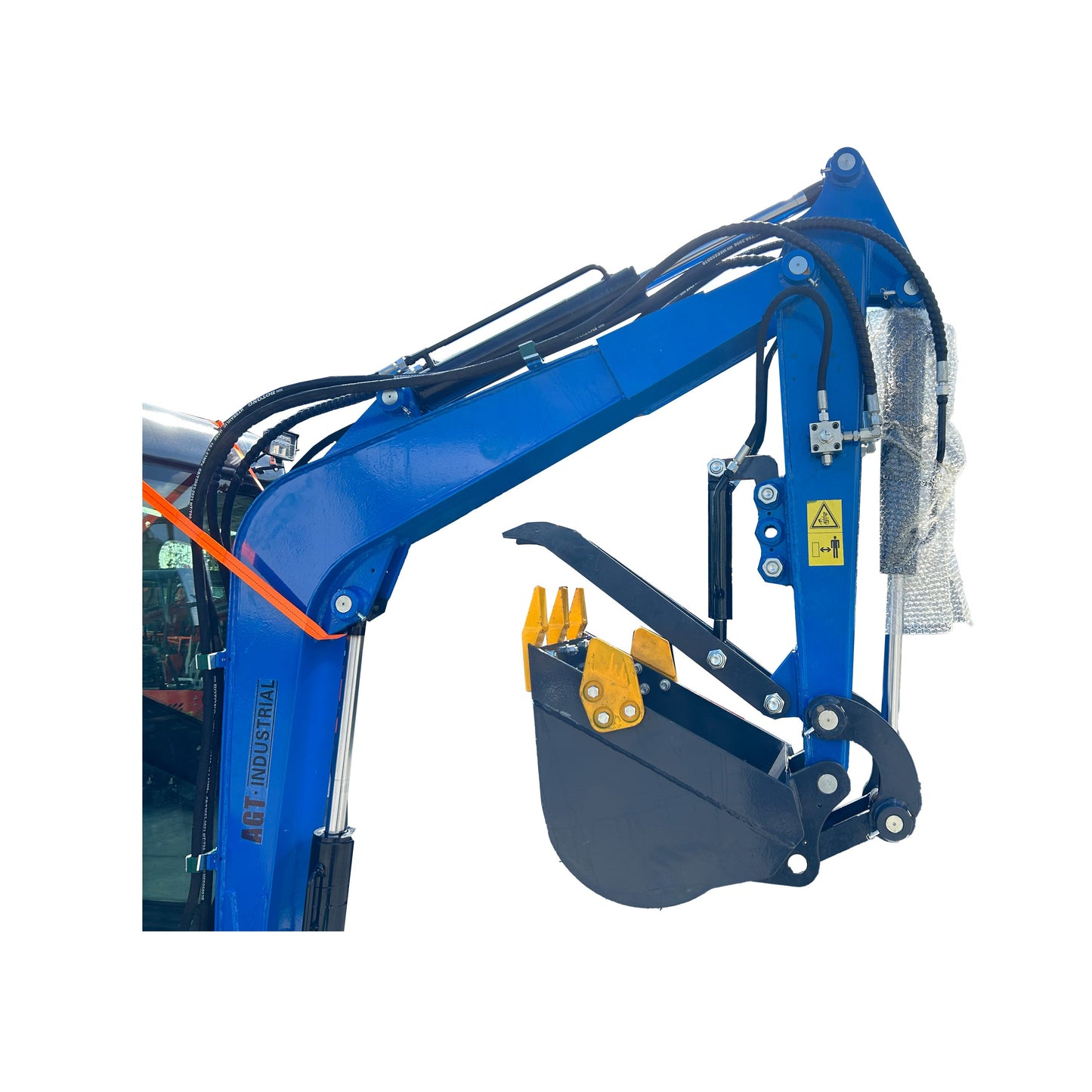 Cfgindustrial 2 Ton Hydraulic Crawler Excavator with Cab, 28 HP Rato 825 Gasoline Engine | MY50R