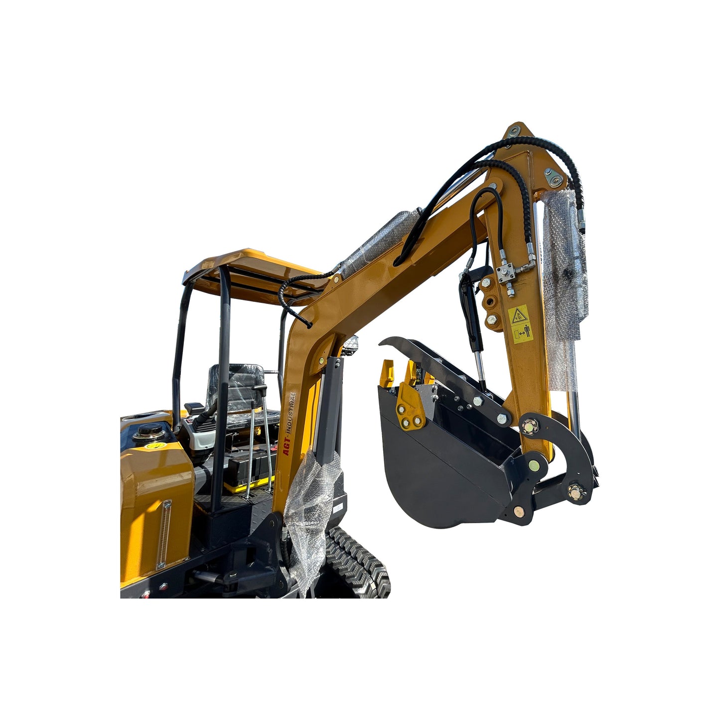 Cfgindustrial 2 Ton Mini Hydraulic Excavator with Cab, Rato 825 Gasoline Engine | MX50R
