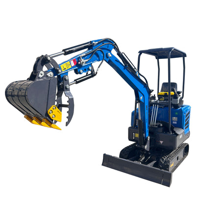 Cfgindustrial 1.3 Ton Mini Excavator with 13.7 HP Kubota D722 Diesel Engine | DM20
