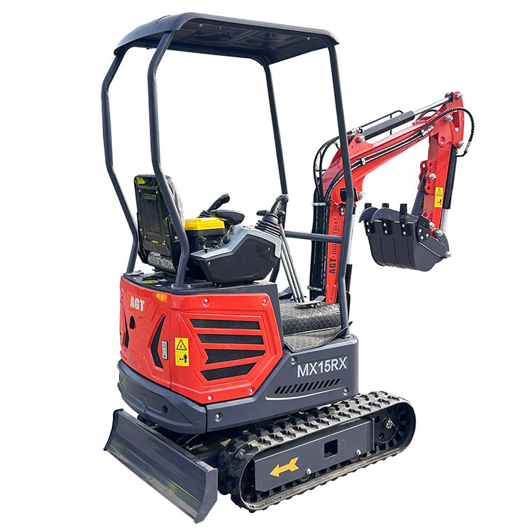 Cfgindustrial 1 Ton Mini Excavator with Rato 13.5 HP R420D Gas Engine | MX15RX