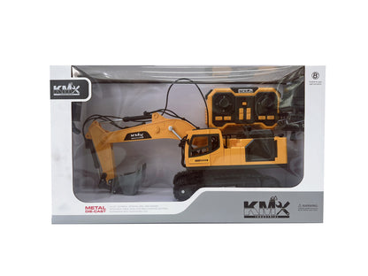 Alloy Remote Control Excavator Model with Interchangeable Attachments | WJMX-4D-E1