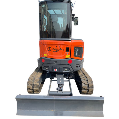 Cfgindustrial 4 Ton Mini Excavator with Kubota D1703 Engine with Hydraulic Thumb | CFG-40UF