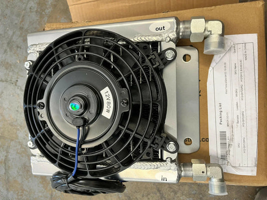 Cfgindustrial Radiator Plus Hydraulic Fan for 1-1.8 Ton Mini Excavators | H12-QH12SRQ
