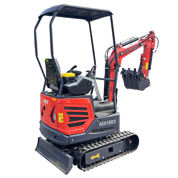 Cfgindustrial 1 Ton Mini Excavator with Rato 13.5 HP R420D Gas Engine | MX15RX