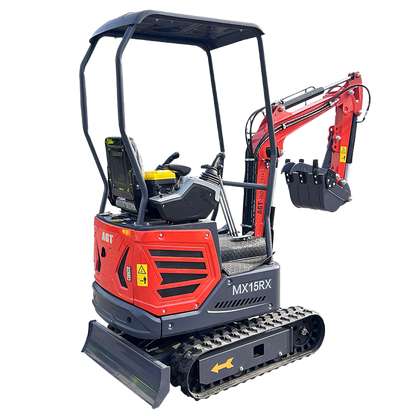 Cfgindustrial 1 Ton Mini Excavator with Rato 13.5 HP R420D Gas Engine | MX15RX