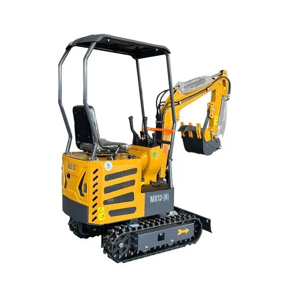 Cfgindustrial 1 Ton Mini Excavator with B&S XR2100 Engine, Pilot Control & LED Light | MX12-B